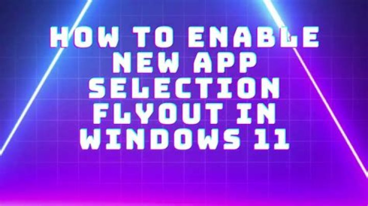App selection