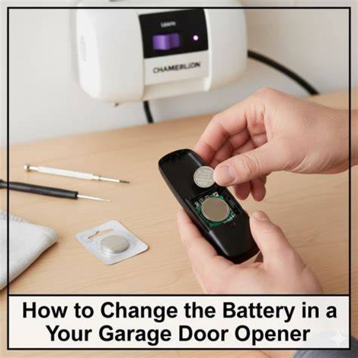 Battery door removed