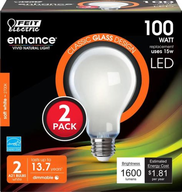 Feit Electronics 100W equivalent bulb