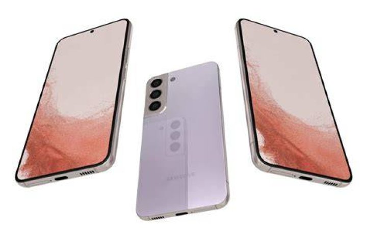 Galaxy S22 Violet Render Full
