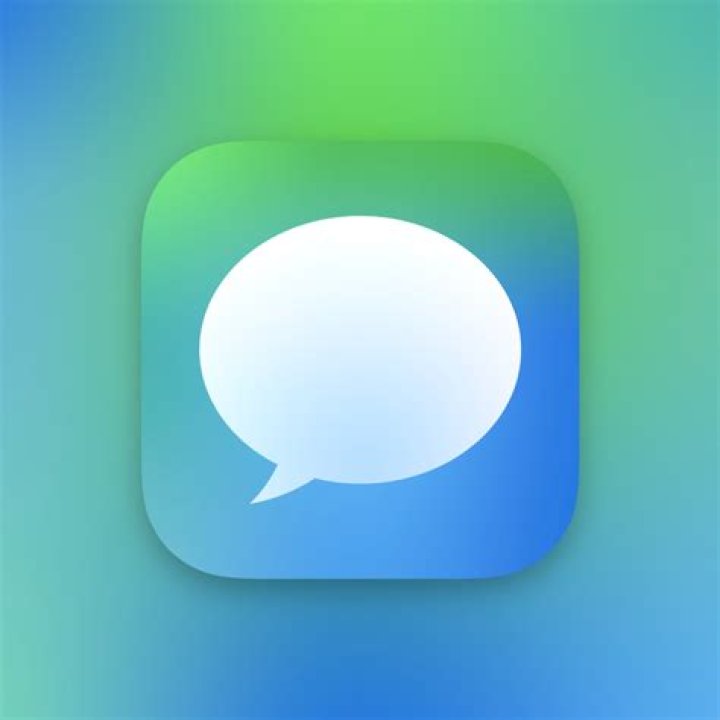 iMessage app icon on an iPhone XS