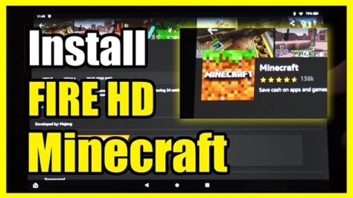Minecraft on Amazon Fire HD 10 2021
