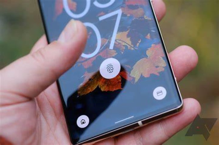 Pixel 6 fingerprint sensor