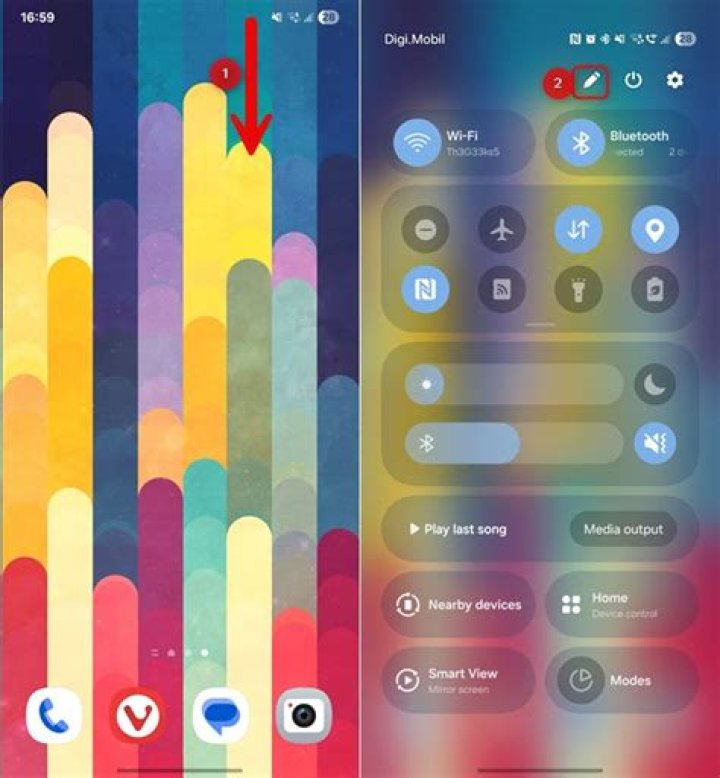 Swipe down from the top of your phone screen. Tap USB mass storage connected.