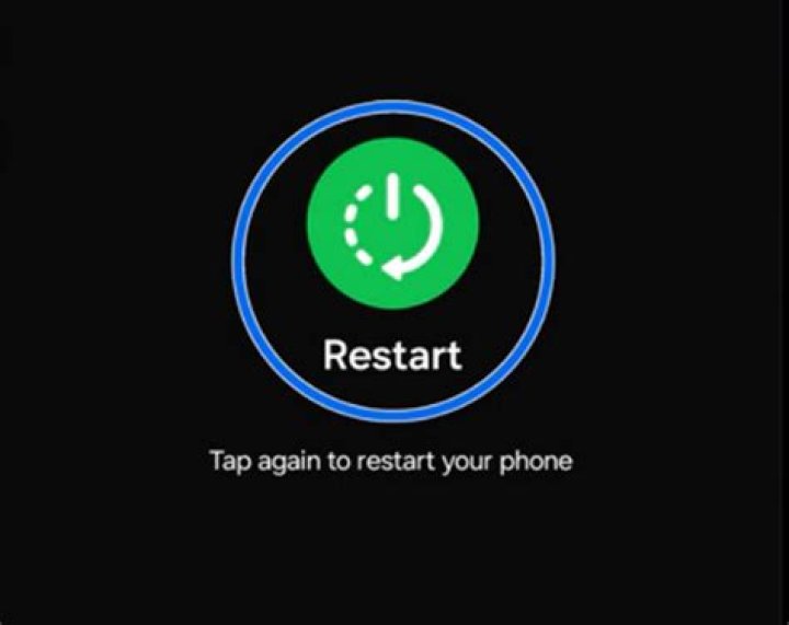 Tap Restart