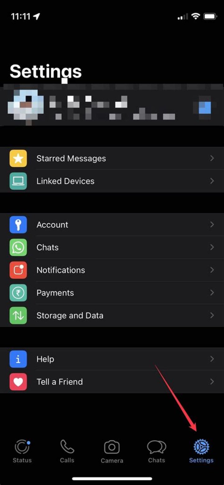 Tap the Settings gear