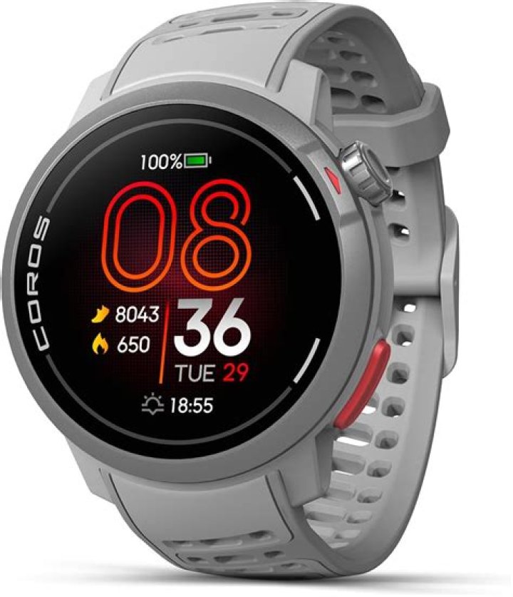 The Coros Pace 2 display looks slightly muted in direct sunlight, but is still visible