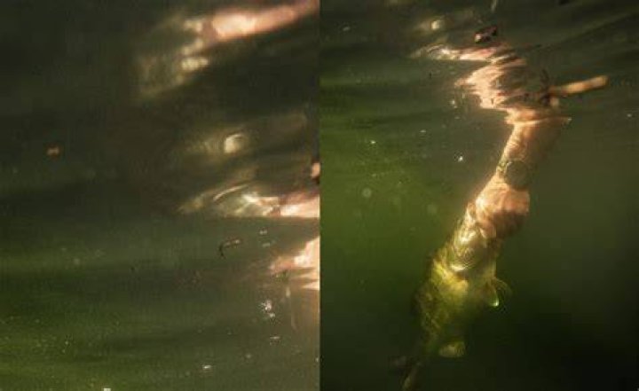The Coros Pace 2 underwater at the pool