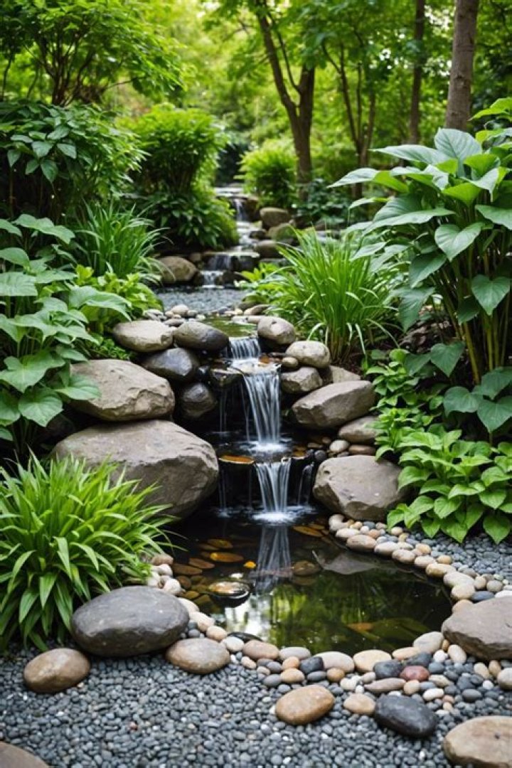 Tiny waterfall