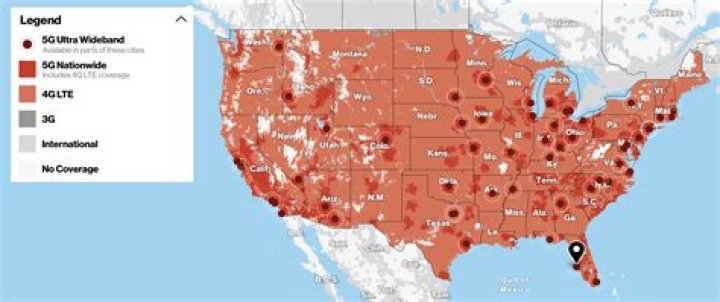 Verizon coverage map