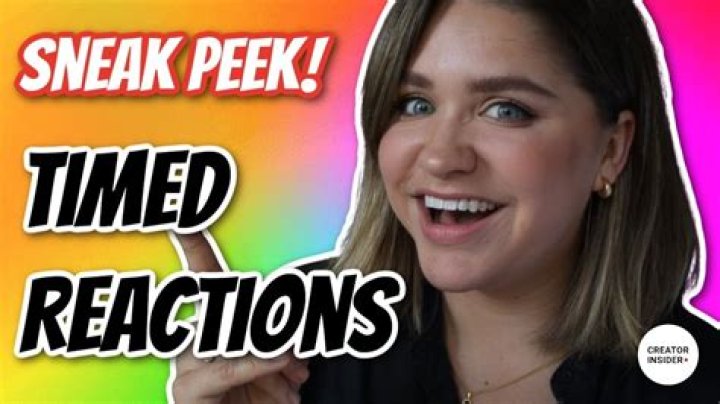 YouTube timed reactions